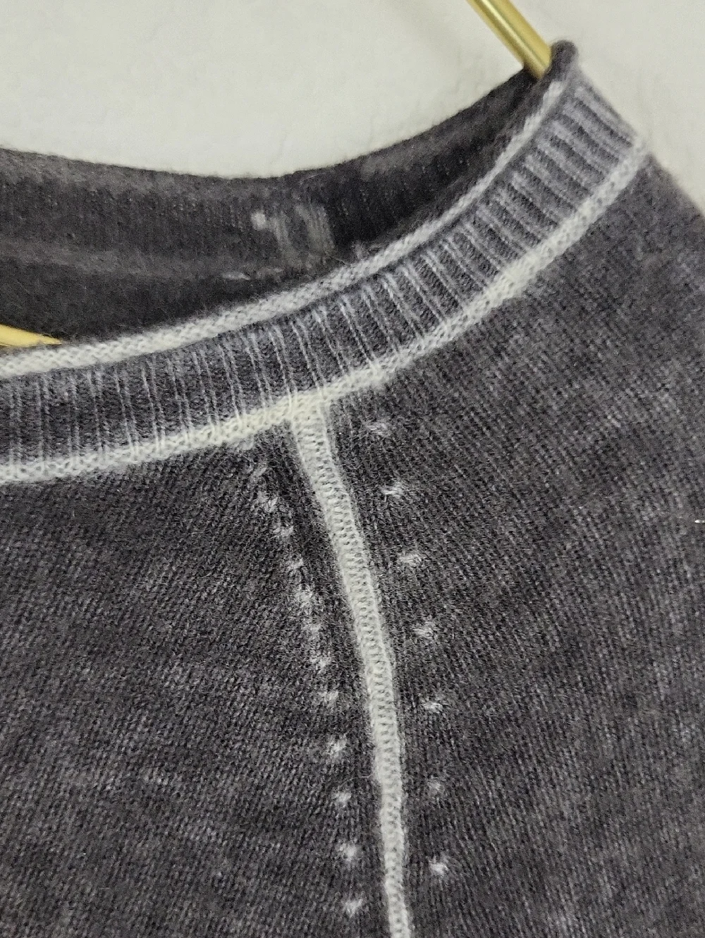 Sundance Gray Cashmere Crewneck Sweater Size XS - Picture 4 of 7